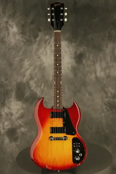 Электрогитара Gibson SG III Cherry Sunburst HH w/case USA 1971