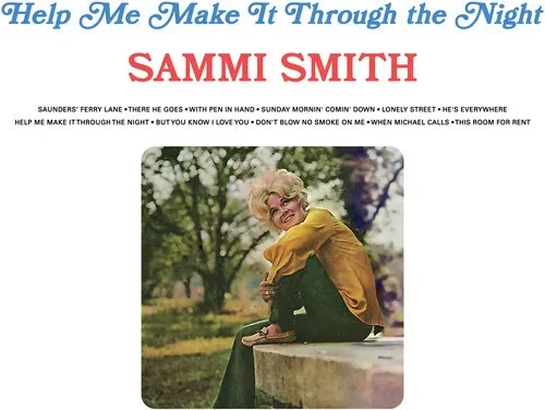 Виниловая пластинка Sammie Smith - Help Me Make It Through The Night [New Vinyl LP] Blue, Colored Vi
