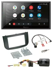 Pioneer USB 2DIN DAB Lenkrad Bluetooth Autoradio für Mitsubishi Colt 2008-2020