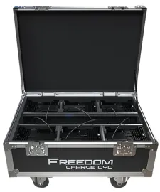 Chauvet Freedom Charge Cyc Road Case to Transport+Charge (6) Freedom Cyc Lights