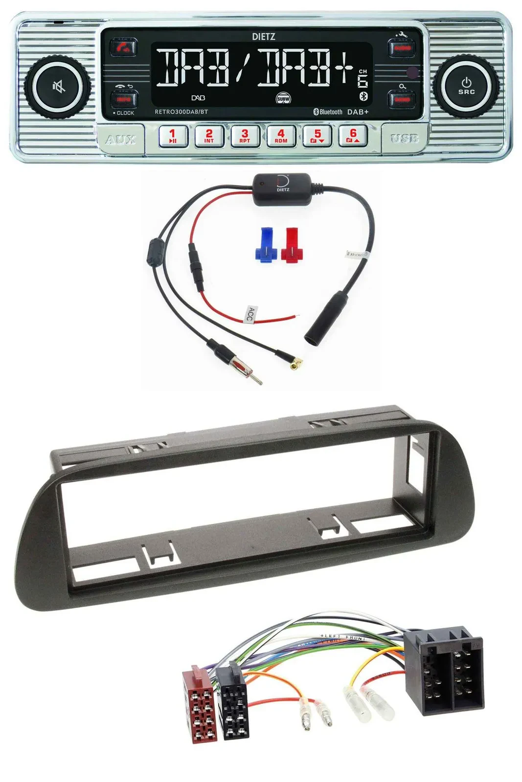Dietz DAB USB MP3 Bluetooth Autoradio für Mercedes Sprinter W314 ab 2001