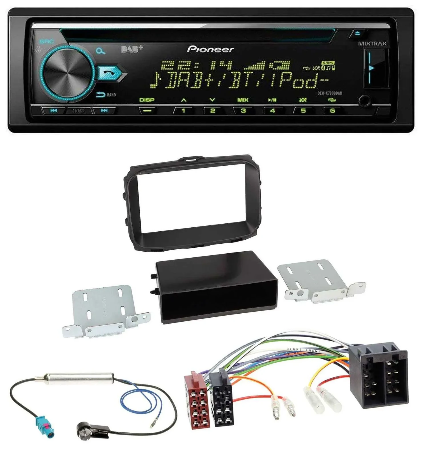 Автомагнитола Pioneer DAB MP3 CD USB Bluetooth для Alfa Romeo Giulietta 2013–2021