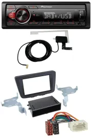 Автомагнитола Pioneer 1DIN MP3 DAB USB AUX для Suzuki Baleno (EW, с 2016)