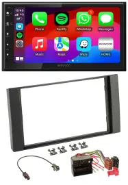 Kenwood MP3 USB DAB 2DIN Bluetooth Autoradio für Ford Focus C-Max S-Max Galaxy 0