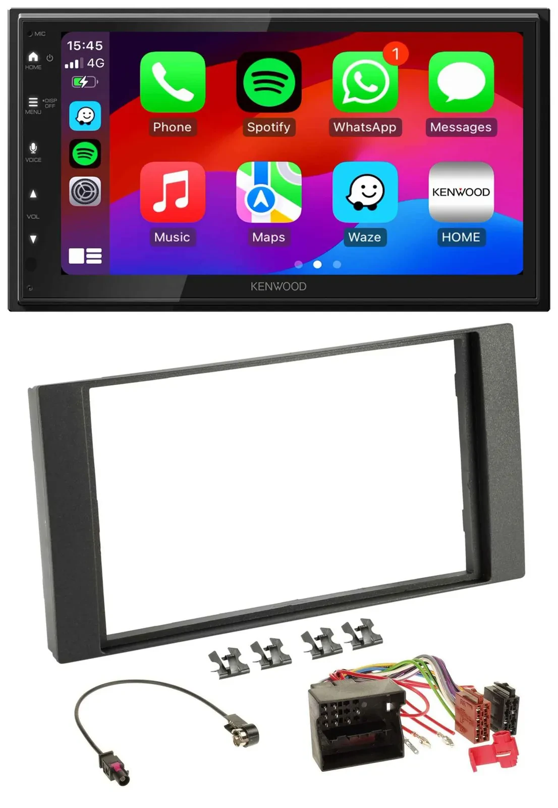 Kenwood MP3 USB DAB 2DIN Bluetooth Autoradio für Ford Focus C-Max S-Max Galaxy 0