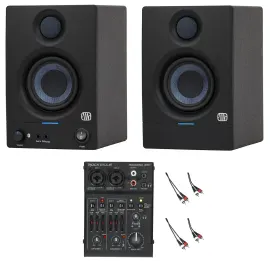 Студийный монитор PreSonus Eris 3.5BT 2nd Gen 3.5" (набор, пара) с микшером, Bluetooth