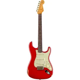 Электрогитара Fender Custom Shop 1962 Stratocaster Relic Electric Guitar Aged Seminole Red