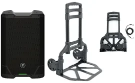Mackie SRT210 10” 1600 Watt Powered Active DJ PA Speaker w/Bluetooth+Hand Truck