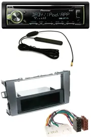 Автомагнитола для Toyota Auris (2007–2012) Pioneer MP3 USB CD DAB AUX антрацит-серый