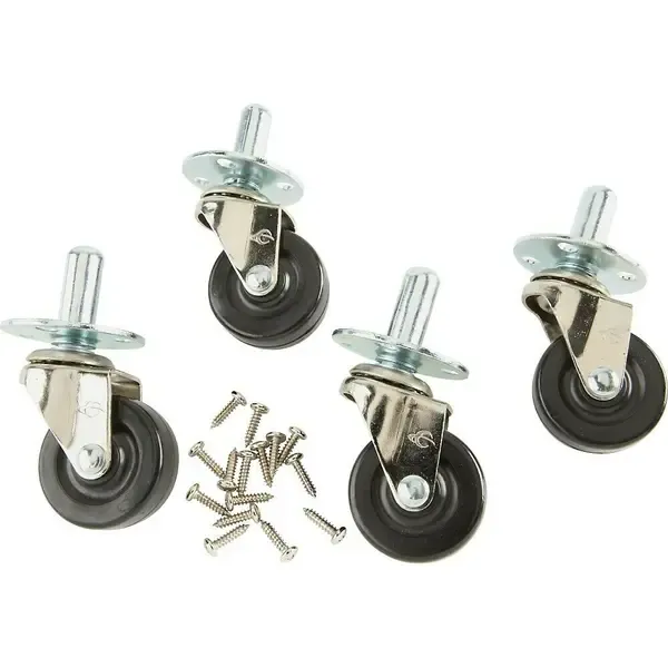 Колёсики для усилителей Fender Amplifier Casters with Hardware Set of 4