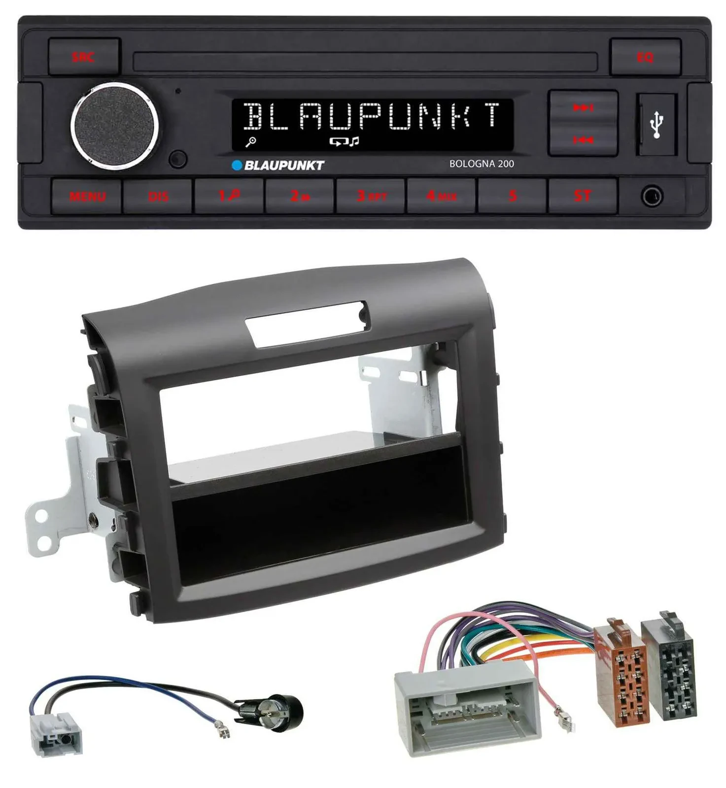 Blaupunkt MP3 AUX USB 1DIN Autoradio für Honda CR-V (ab 2013)