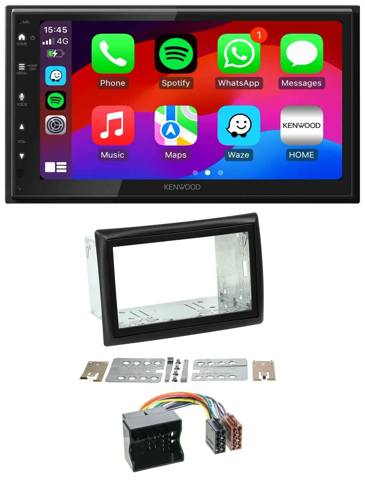 Kenwood MP3 USB DAB 2DIN Bluetooth Autoradio für Renault Megane 2009-2010