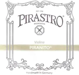 PIRASTRO Piranito 615000 струны для скрипки  4/4 (комплект),  среднее натяжение, стальная основа