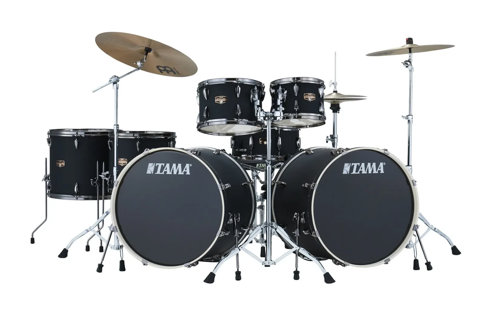 Ударная установка TAMA Imperialstar (набор, 7 шт.), цвет: черный, с Meinl Cymbal Kit