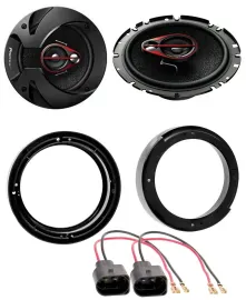 Pioneer 3-Wege 250Watt 16,5cm Lautsprecher für VW New Beetle ab 97 Fronttür Heck
