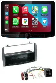 Kenwood MP3 USB DAB Bluetooth Autoradio für Alfa Romeo 147 GT Ablagefach anthraz