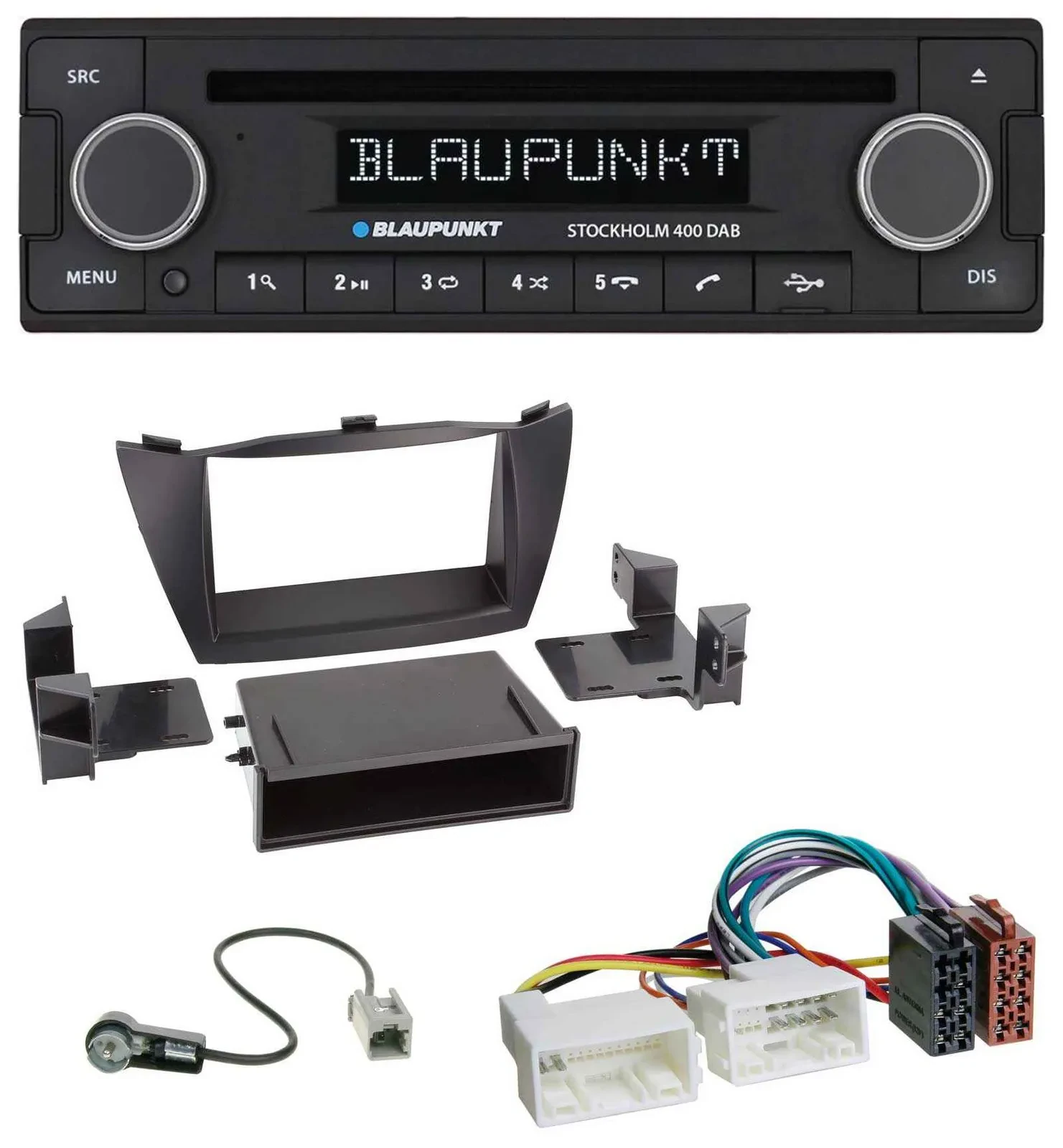 Автомагнитола для Hyundai Tucson (2010–2015) Blaupunkt MP3 Bluetooth DAB CD USB