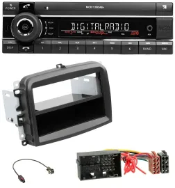 Kienzle Bluetooth MP3 USB DAB Autoradio für Fiat 500 L (ab 2012)