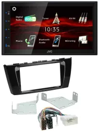 JVC USB Bluetooth MP3 DAB 2DIN Autoradio für Mitsubishi Mirage SpaceStar ab 13