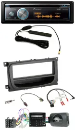 Автомагнитола для Ford C-Max/Focus (2007–2010) Pioneer CD, USB, Bluetooth, DAB
