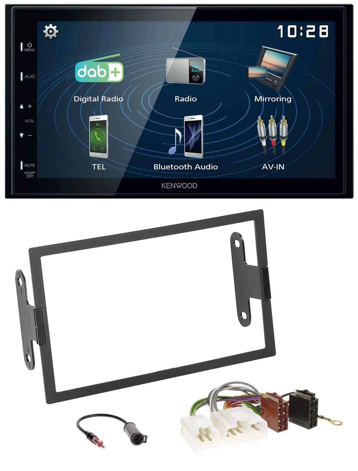 Kenwood 2DIN Bluetooth MP3 USB DAB Autoradio für Nissan 200 SX 1994-1998 240 SX