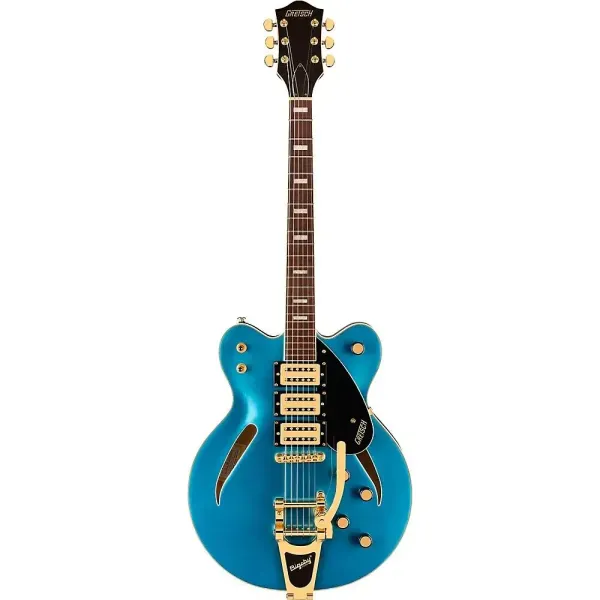 Электрогитара полуакустическая Gretsch Streamliner Cat-Eye Limited Edition Center Block Riviera Blue