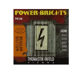 Струны для электрогитары Thomastik Power Brights PB108T 8-40