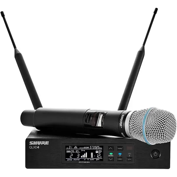 Микрофонная радиосистема Shure QLXD24/B87A Digital Wireless HH Mic System With QLXD4 Receiver Band H50