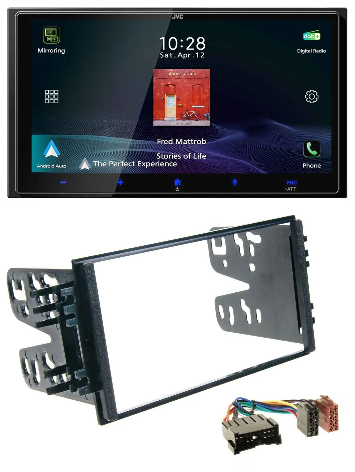 JVC USB Bluetooth 2DIN DAB MP3 Autoradio für Kia Carnival (2001-2005)