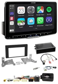 Автомагнитола для Toyota Aygo AB7 (с 2022) Alpine Bluetooth, USB, DAB, черный