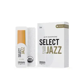 Трости для альт-саксофона D'Addario Organic Select Jazz Filed ORSF10ASX3H размер 3H (набор, 10 шт)