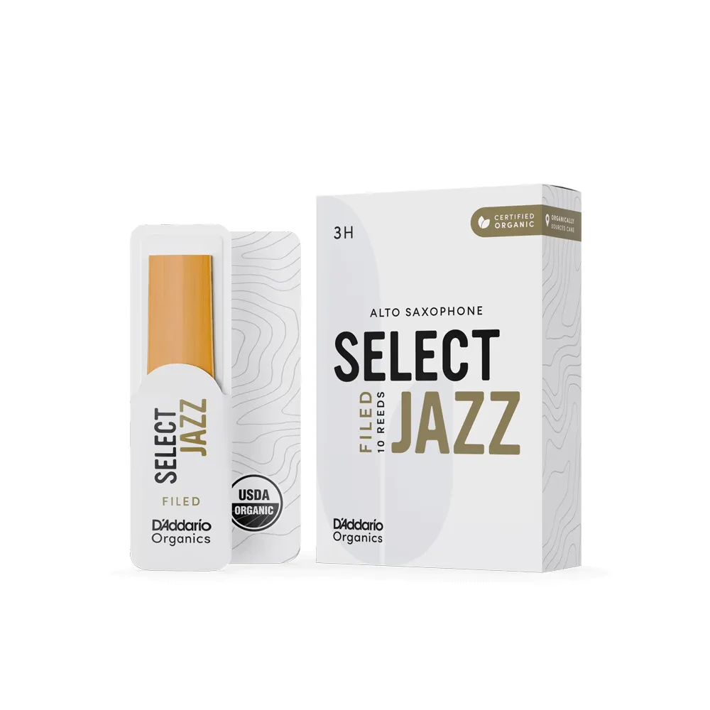 Трости для альт-саксофона D'Addario Organic Select Jazz Filed ORSF10ASX3H размер 3H (набор, 10 шт)