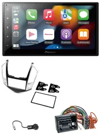 Pioneer DAB Bluetooth 2DIN USB MP3 Autoradio für Chevrolet Cruze 2011-2016