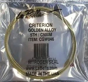 Струна для акустической гитары La Bella CGW046, бронза, калибр 46