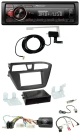 Автомагнитола Pioneer 1-DIN MP3 DAB USB для Hyundai i20 (с 2015) с поддержкой управления на руле