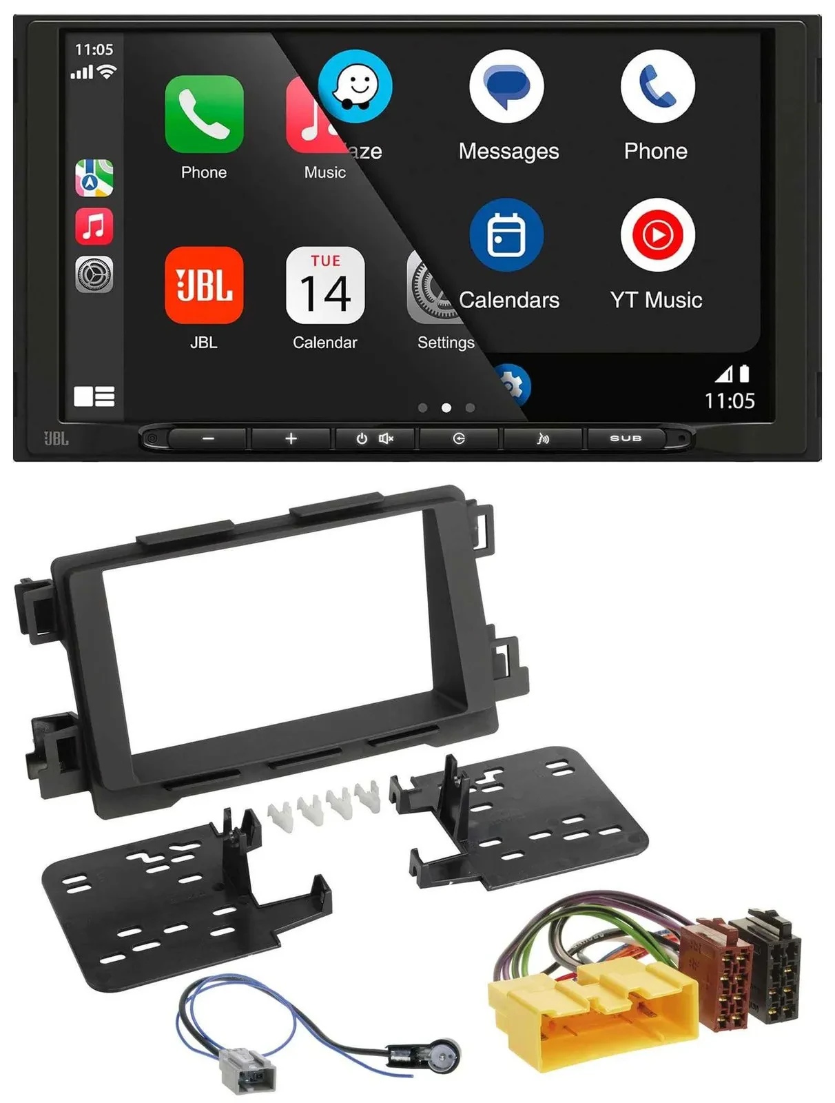 JBL MP3 DAB Bluetooth USB 2DIN Autoradio für Mazda 6 2013 2015 CX-5 ab 2012 schw