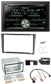 Pioneer Bluetooth Lenkrad DAB 2DIN USB CD Autoradio für Opel Corsa C 2000-2004 a