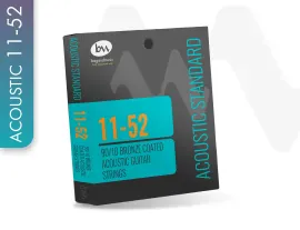 Струны для акустической гитары bagandmusic AS1152 Acoustic Standart 11-52