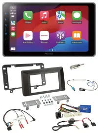 Pioneer Lenkrad USB DAB Bluetooth 2DIN Autoradio für Dacia Duster ab 2021