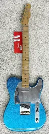 Электрогитара Fender J Mascis Telecaster Bottle Rocket Blue Flake с чехлом