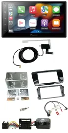 Pioneer Lenkrad USB Bluetooth DAB 2DIN Autoradio für Seat Ibiza ab 08 Klavierlac