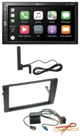 Pioneer USB 2DIN Bluetooth DAB MP3 Autoradio für Audi A4 01-08 B6 B7 Quadlock
