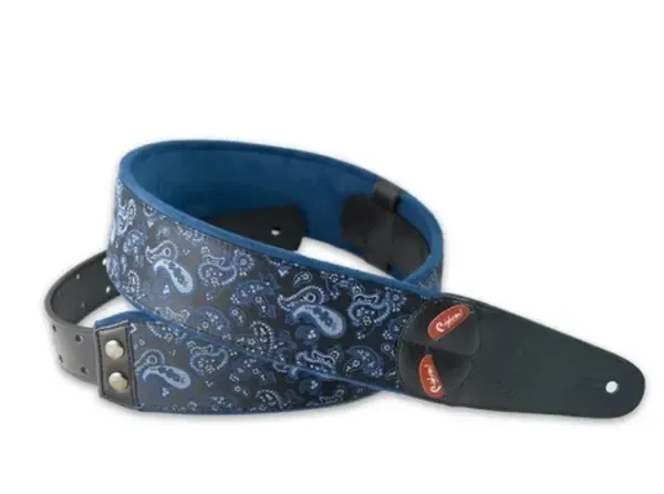 Ремень для гитары RightOn Straps Steady Mojo Paisley Blue