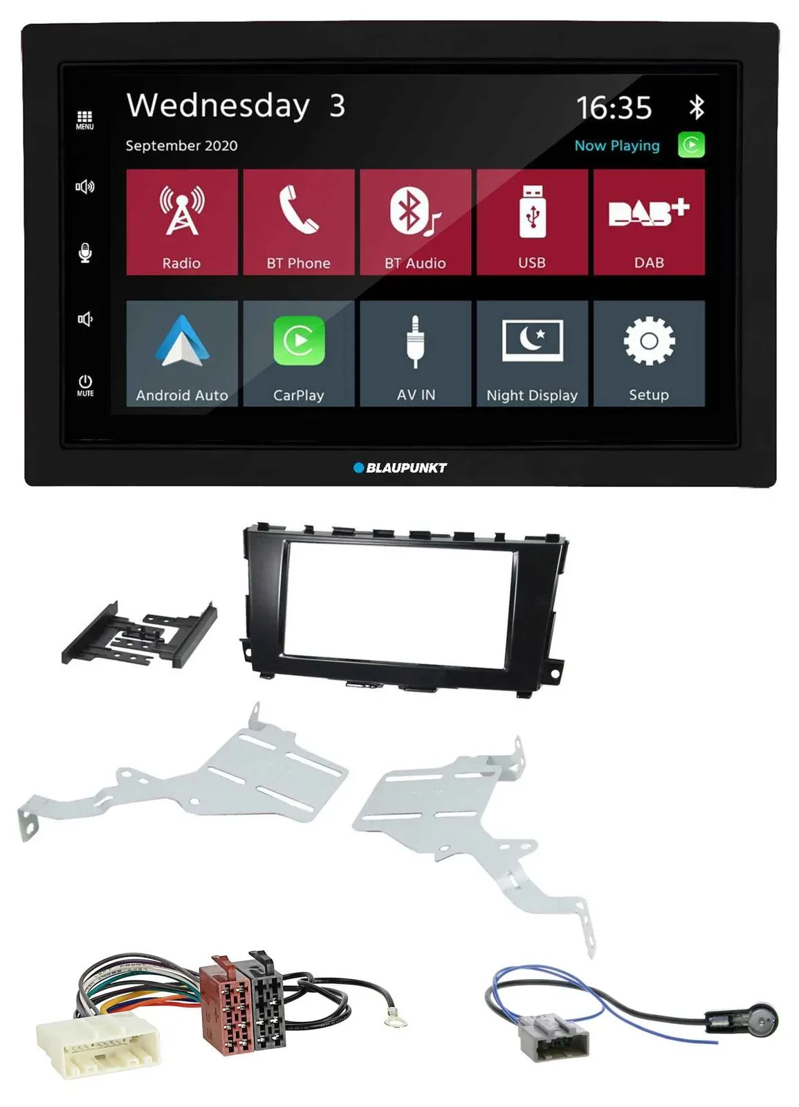 Blaupunkt DAB Bluetooth USB MP3 2DIN Autoradio für Nissan Altima 2013-2018
