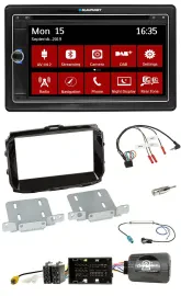 Blaupunkt Bluetooth DAB 2DIN USB DVD Lenkrad Autoradio für Alfa Giulietta 2014-2
