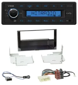 VDO AUX 1DIN MP3 USB Autoradio für Nissan Micra, Note (ab 2013)