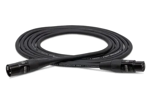 Микрофонный кабель Hosa Technology HMIC-020 Pro Black 6 м