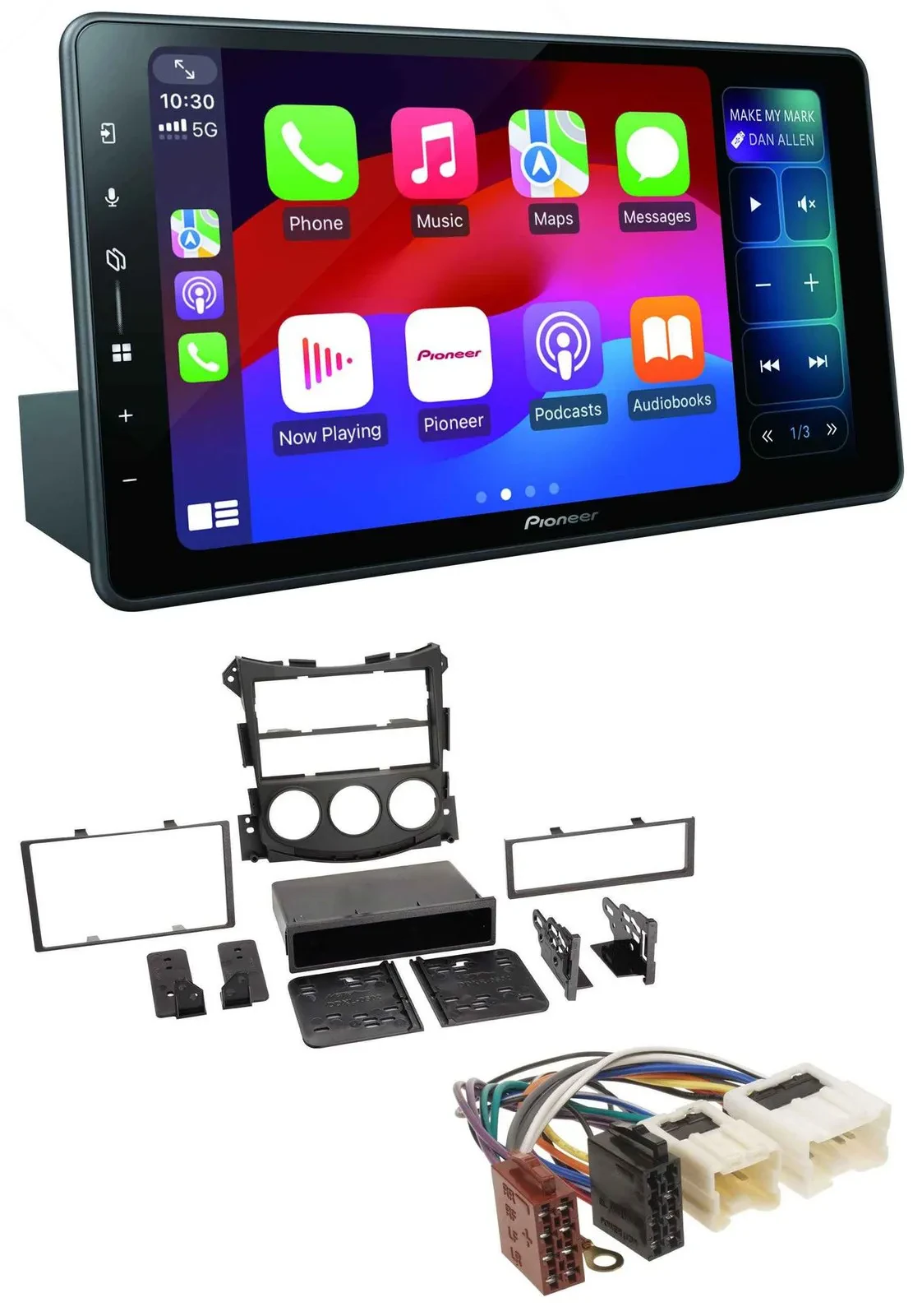 Pioneer Bluetooth DAB MP3 USB Autoradio für Nissan 370Z (ab 2009)