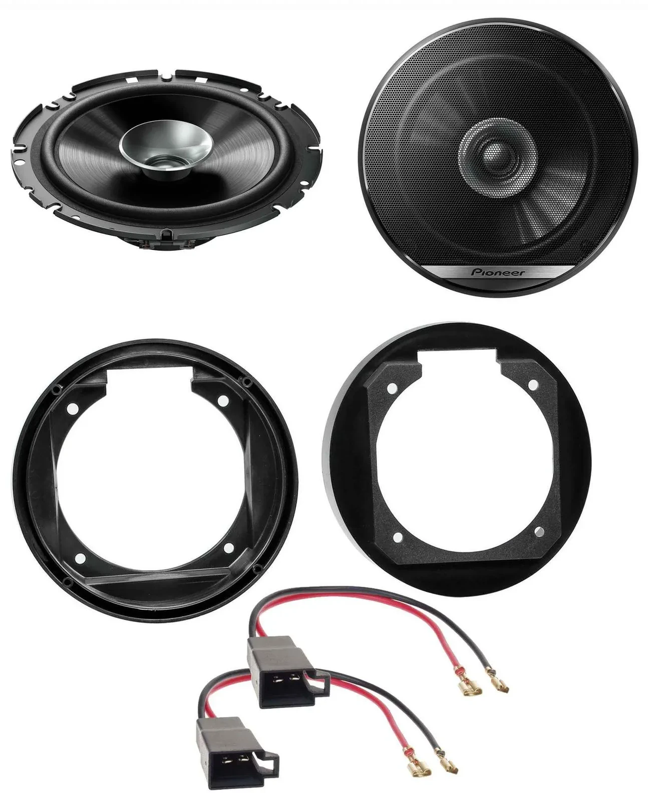 Динамик для авто Pioneer 16.5 см (6.5") 280W для Chevrolet Matiz 1998–2010, передняя дверь