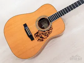 2001 Larrivée D-09 Flame Koa Acoustic Electric Dreadnought Guitar w/ Case